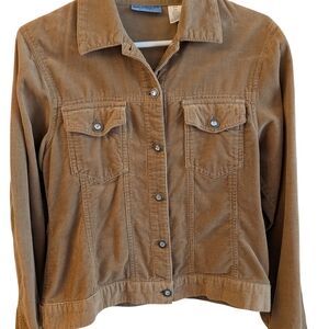 Wrangler Tan Corduroy Jean Jacket